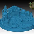Đế mô hình hang động người lùn (Dwarven Lair Miniature Base) cho RPG - Thumbnail 1