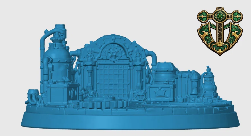 Đế mô hình hang động người lùn (Dwarven Lair Miniature Base) cho RPG - Image 2