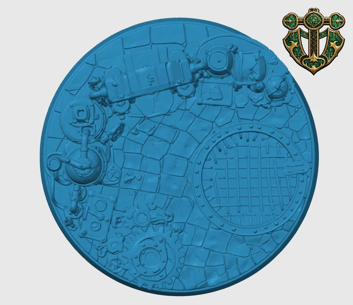 Đế mô hình hang động người lùn (Dwarven Lair Miniature Base) cho RPG - Image 3