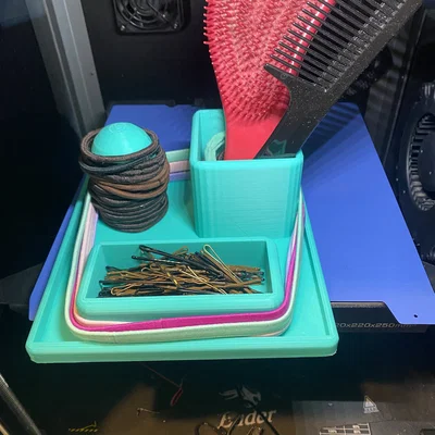 Khay 3D Đựng Phụ Kiện Tóc Gọn Gàng Tiện Lợi (Hair Supply Organizer)