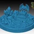 Đế trưng bày mô hình Demon Lair - Demon Lair Miniature Base cho game RPG - Thumbnail 1