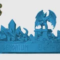 Đế trưng bày mô hình Demon Lair - Demon Lair Miniature Base cho game RPG - Thumbnail 2