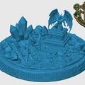 Đế trưng bày mô hình Demon Lair - Demon Lair Miniature Base cho game RPG - Thumbnail 4