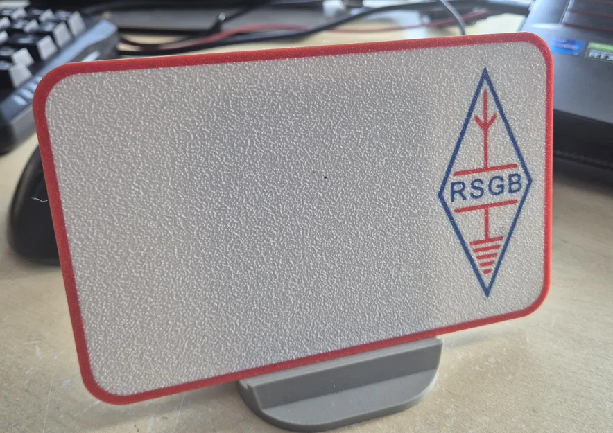 Bảng tên RSGB Amateur Radio - Image 1