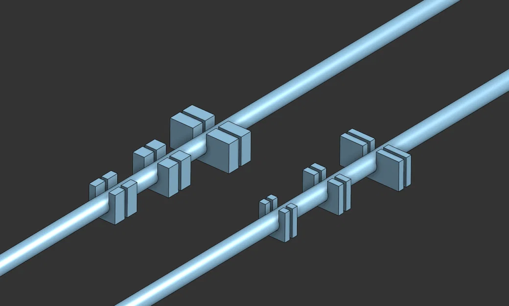 Bộ dưỡng dẫn hướng cắt ống đa năng (Pipe Cutting Guides) in 3D - Image 1