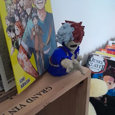 Mô hình 3D Shoto Todoroki - Tượng bán thân cực chất cho fan My Hero Academia