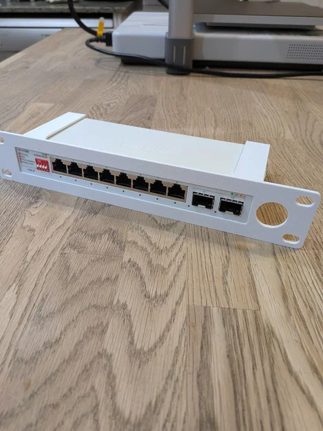 Ngàm gắn rack 10 inch cho Switch Asus QG-U1080 2.5g - Image 1