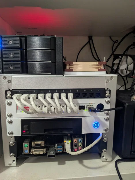 Ngàm gắn rack 10 inch cho Switch Asus QG-U1080 2.5g - Image 8