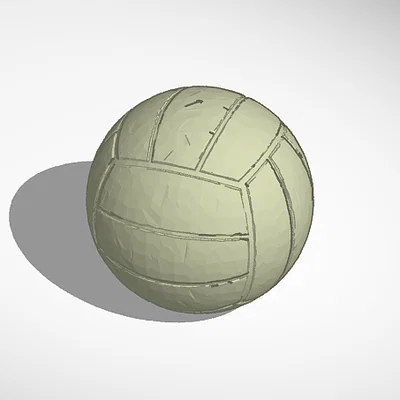 Mô hình quả bóng chuyền (Volleyball) cho máy in 3D