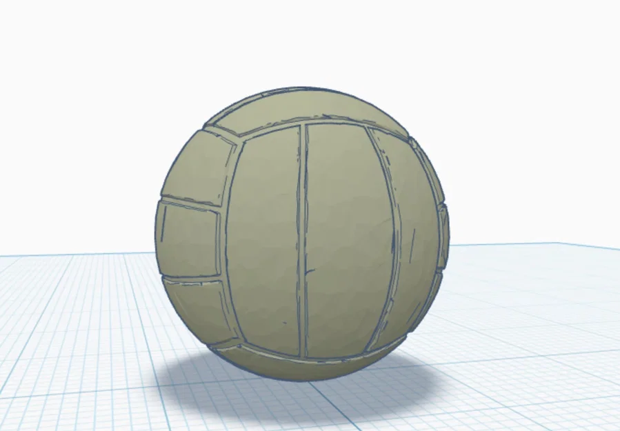 Mô hình quả bóng chuyền (Volleyball) cho máy in 3D - Image 2