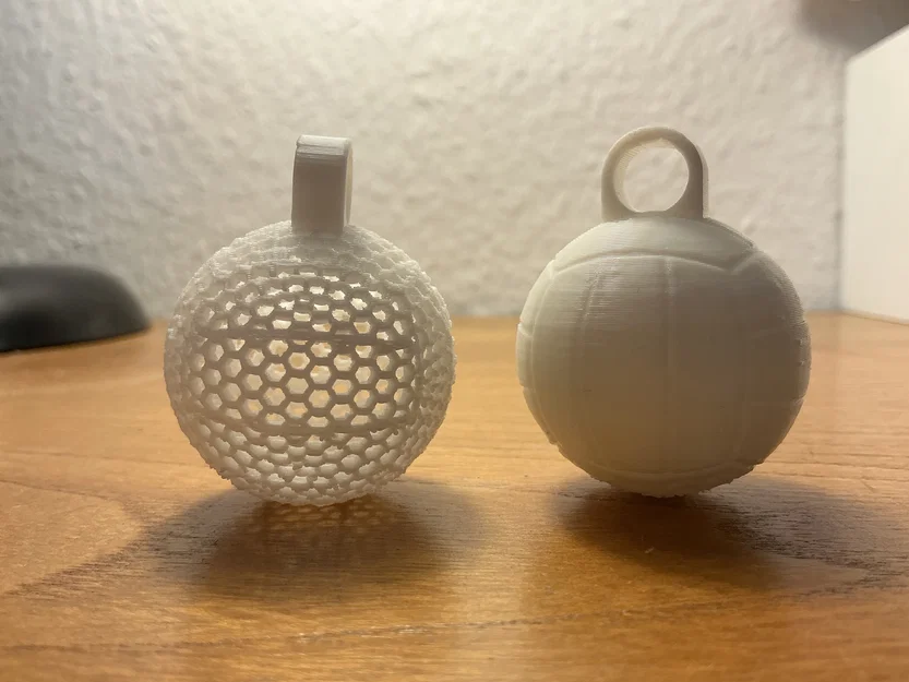 Móc khóa bóng chuyền in 3D: Hai phiên bản đặc sắc - Image 1