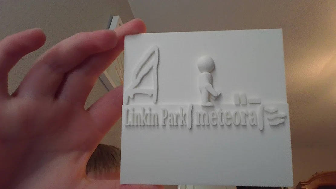 Mô hình trang trí 3D bìa album Linkin Park Meteora độc đáo - Image 1