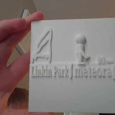 Mô hình trang trí 3D bìa album Linkin Park Meteora độc đáo