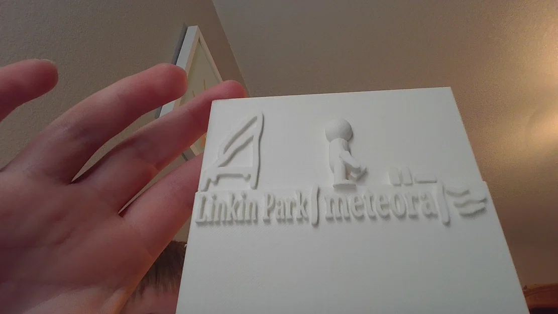 Mô hình trang trí 3D bìa album Linkin Park Meteora độc đáo - Image 2