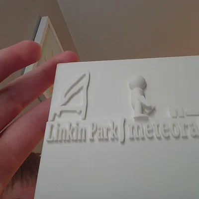 Mô hình trang trí 3D bìa album Linkin Park Meteora độc đáo