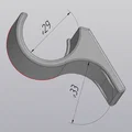 Giá treo bơm xe đạp in 3D gắn khung tiện lợi (Bike Pump Holder) - Thumbnail 3