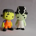 Mô hình khớp nối Frankenstein và Cô dâu cực dễ thương để in 3D - Thumbnail 2