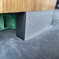 Nắp bịt đầu ống nhôm hình chữ nhật 60x25mm (ghi chú: mô tả gốc là 70x25mm) - Thumbnail 2