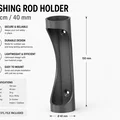 Giá đỡ cần câu tối giản gắn tường - Thumbnail 1