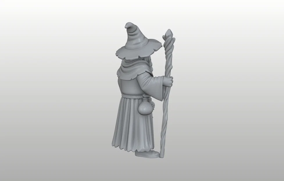 Merlin Đại Pháp Sư - Mô hình Wizard / Sorcerer (32mm) - Đã có sẵn hỗ trợ in - Image 2