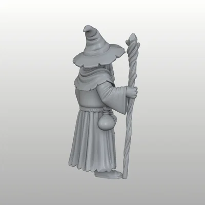 Merlin Đại Pháp Sư - Mô hình Wizard / Sorcerer (32mm) - Đã có sẵn hỗ trợ in