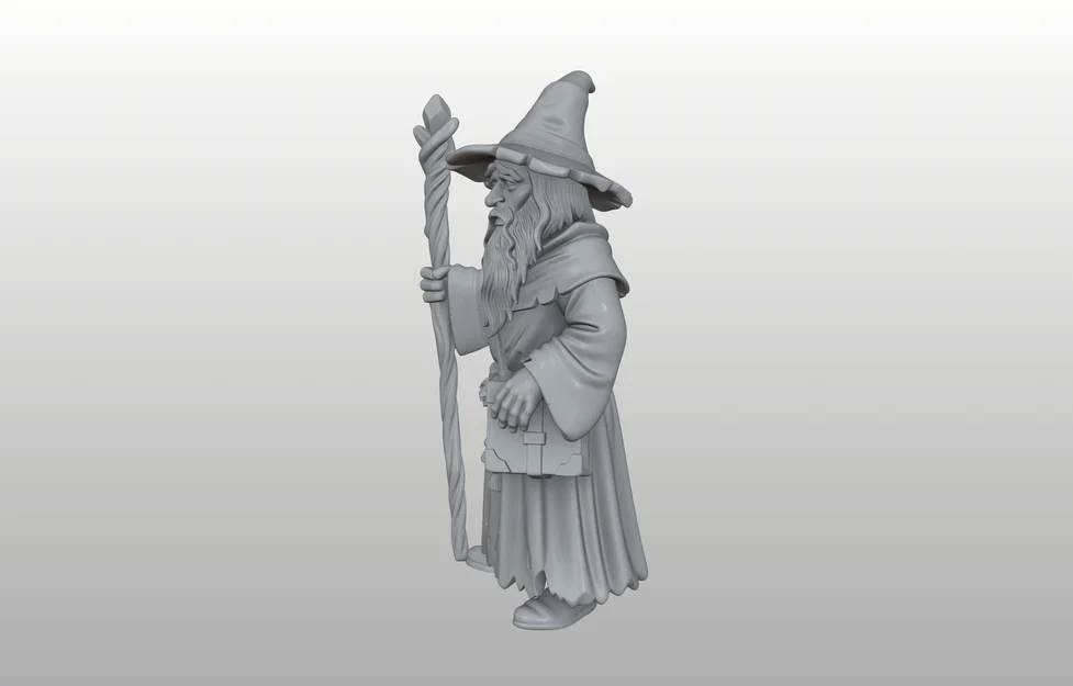 Merlin Đại Pháp Sư - Mô hình Wizard / Sorcerer (32mm) - Đã có sẵn hỗ trợ in - Image 3