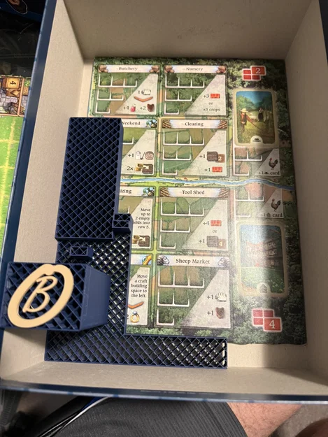 Khay đựng Deluxe cho Hallertau - Hỗ trợ sleeve, cất dọc, box-to-table - Image 9