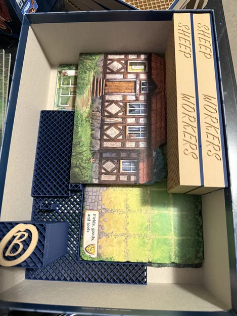 Khay đựng Deluxe cho Hallertau - Hỗ trợ sleeve, cất dọc, box-to-table - Image 10