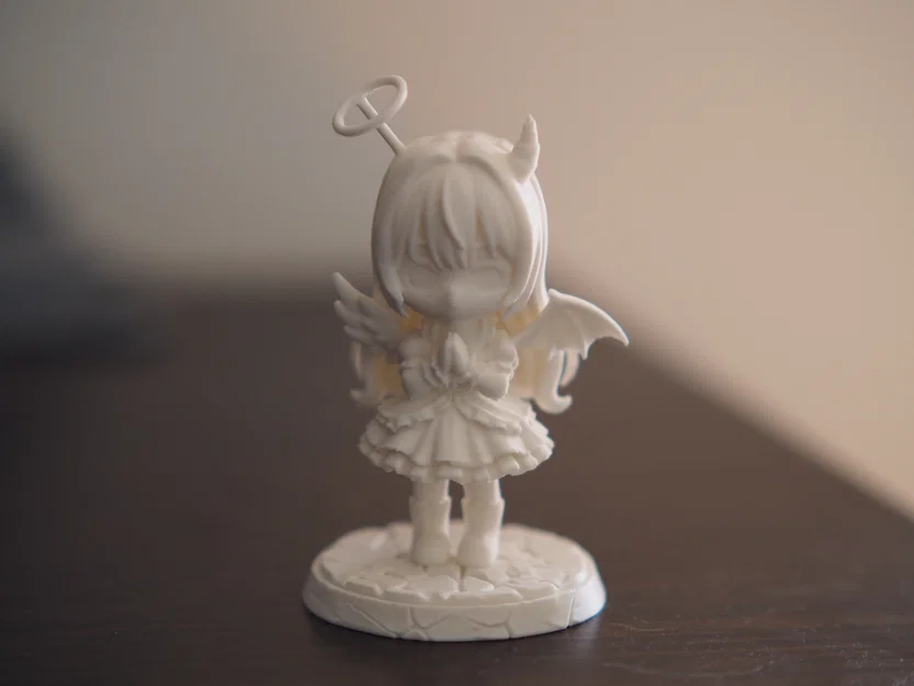 Mô hình Chibi Thiên thần & Ác quỷ (Heaven & Hell) - Tượng nhỏ in 3D - Image 1