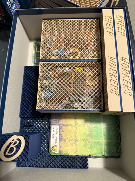 Khay đựng Deluxe cho Hallertau - Hỗ trợ sleeve, cất dọc, box-to-table - Image 17
