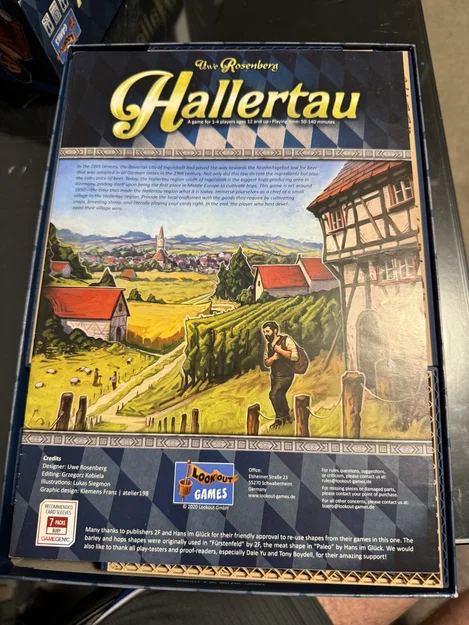 Khay đựng Deluxe cho Hallertau - Hỗ trợ sleeve, cất dọc, box-to-table - Image 18