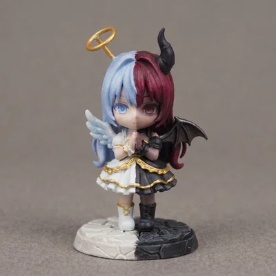 Mô hình Chibi Thiên thần & Ác quỷ (Heaven & Hell) - Tượng nhỏ in 3D