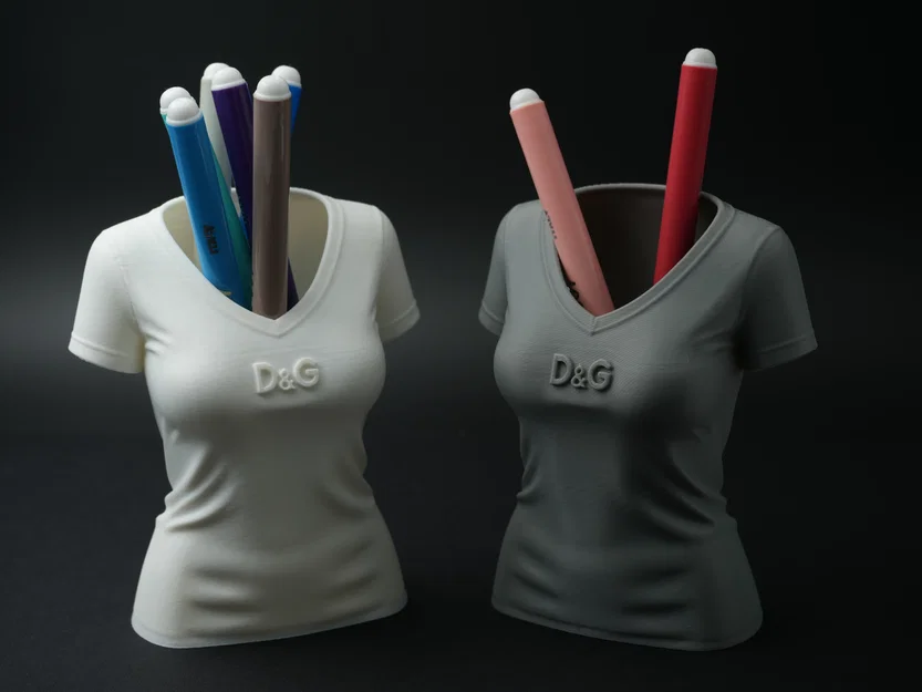Ống Đựng Bút Hình Áo Thun (T-Shirt Pen Holder) - Image 2