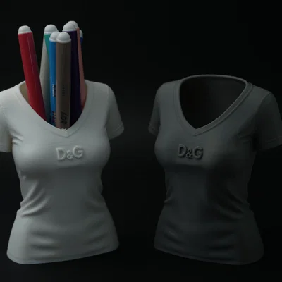 Ống Đựng Bút Hình Áo Thun (T-Shirt Pen Holder)