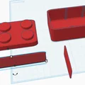 Hộp đựng đồ đa năng phong cách LEGO 2x4 cho bàn làm việc - Thumbnail 1