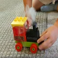 Mô hình đầu tàu hơi nước 3D tạo khói từ đá khô cho Duplo - Thumbnail 1