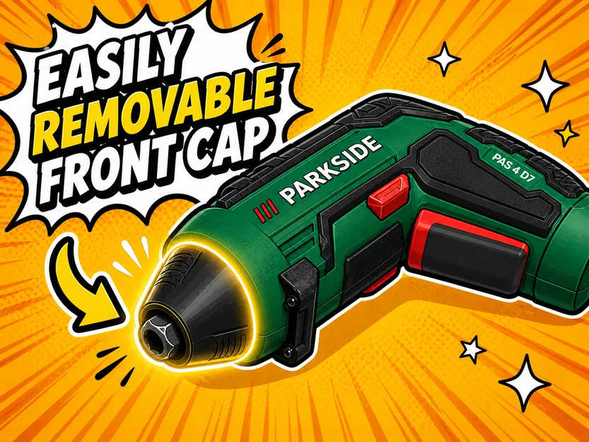 PARKSIDE PAS 4 D7 – Nắp che phía trước tháo lắp nhanh - Image 1