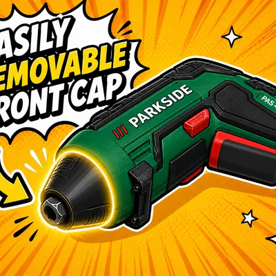 PARKSIDE PAS 4 D7 – Nắp che phía trước tháo lắp nhanh