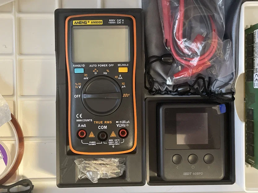 Đế giữ đồng hồ vạn năng ANENG AN8008 - Hệ thống Gridfinity - Image 5