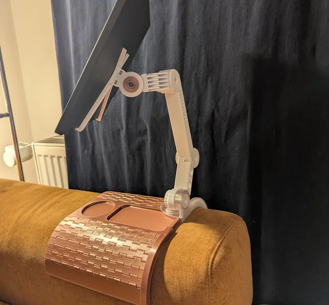 Bàn kê tay ghế Sofa tùy chỉnh kèm giá đỡ máy tính bảng - Image 4