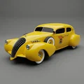 Mô hình xe cổ Dick Tracy 1936 Ford Coupe in 3D cực chất - Thumbnail 1