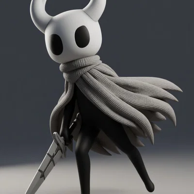 Mô hình 3D Ghost (Hollow Knight) đẹp mắt dành cho fan game