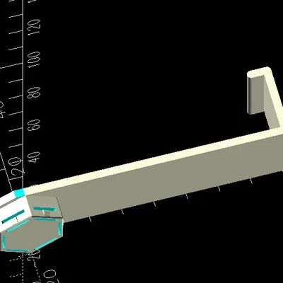 Móc treo HSW gắn cánh cửa - Phụ kiện in 3D tối ưu không gian