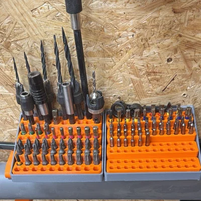 Khay Đựng Mũi Khoan & Đầu Vít Modular Tiện Lợi (Modular Screw Bit Holder)