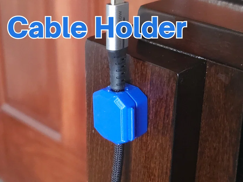 Magnetic Cable Holder (Giá đỡ cáp nam châm có bản lề) - Image 1