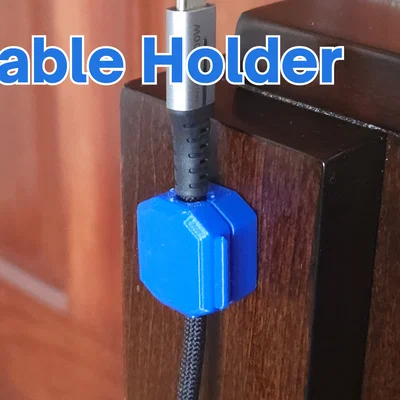 Magnetic Cable Holder (Giá đỡ cáp nam châm có bản lề)