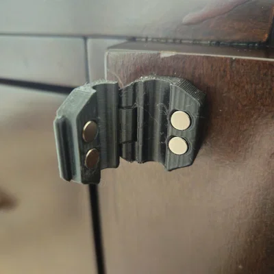 Magnetic Cable Holder (Giá đỡ cáp nam châm có bản lề)