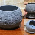 Bộ sưu tập chậu cây in 3D đa dạng: Thiết kế mặt trăng và hiện đại - Thumbnail 1