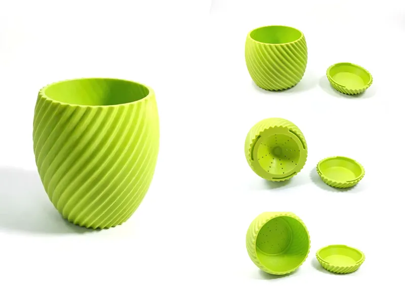 Bộ sưu tập chậu cây in 3D đa dạng: Thiết kế mặt trăng và hiện đại - Image 2
