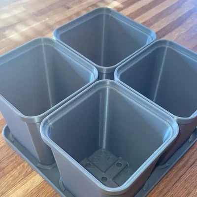 Bộ sưu tập chậu cây in 3D đa dạng: Thiết kế mặt trăng và hiện đại